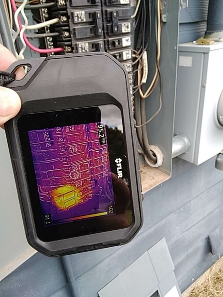 thermal imaging device image